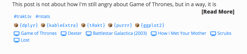 Same principle as before but with TV shows